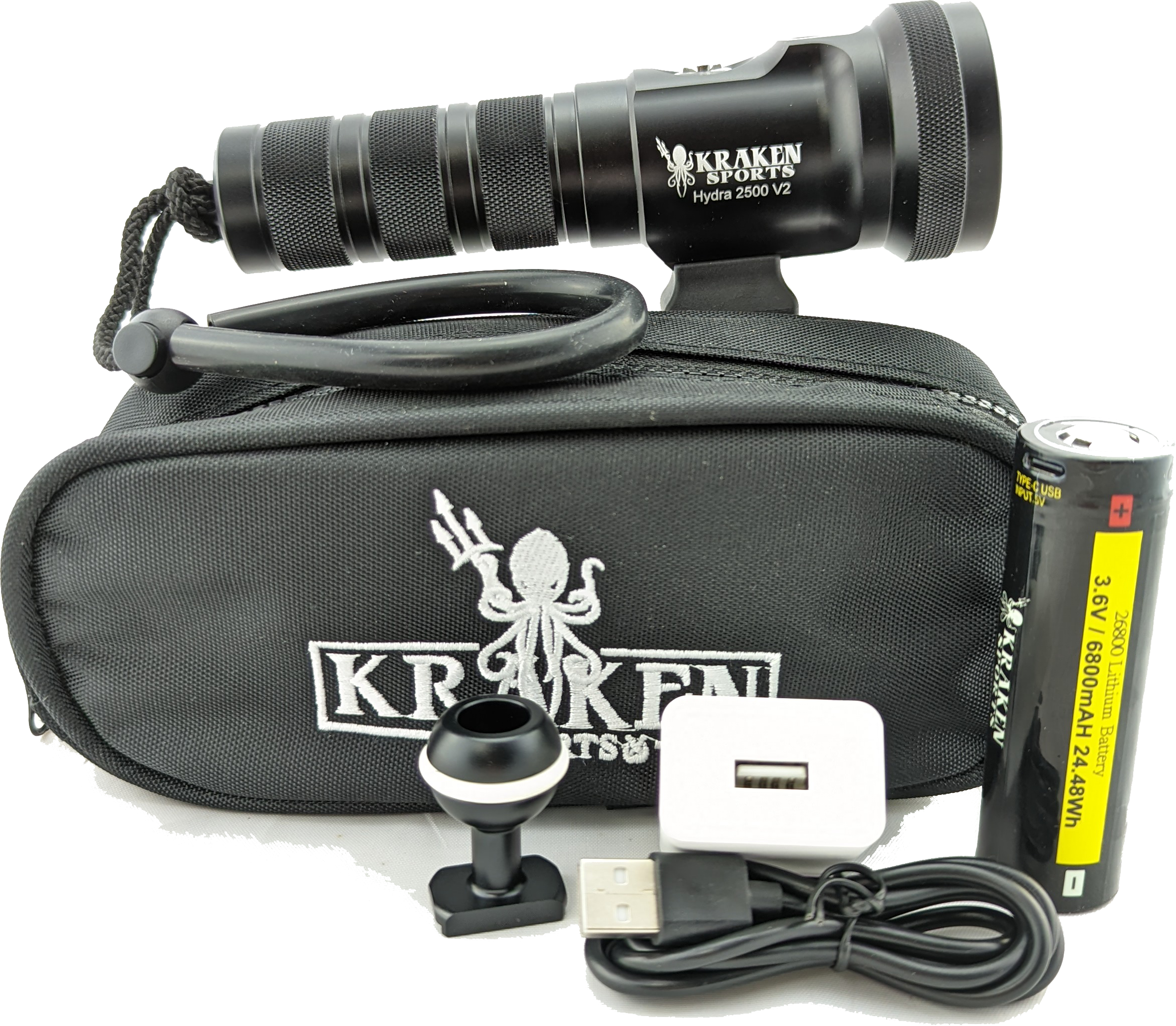 Kraken Dive Lights Hydra 2500 V2 for Photo & Video