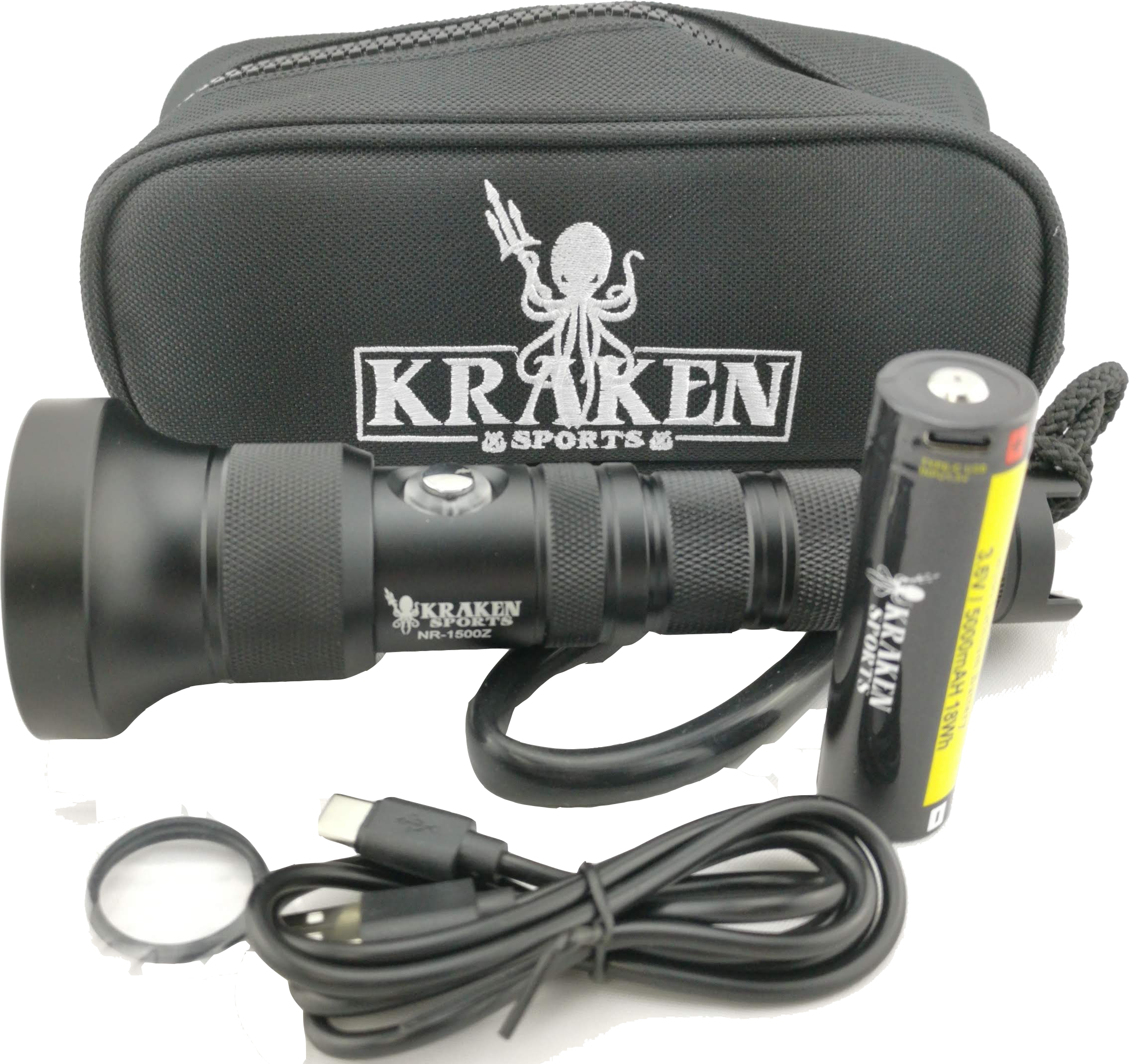 Kraken Dive Lights NR-1500Z Zoom