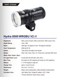 Kraken Hydra 8000 V2 WRGBU Photo/Video Light