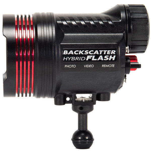 Backscatter Hybrid Flash Underwater Strobe & Video Light HF-1