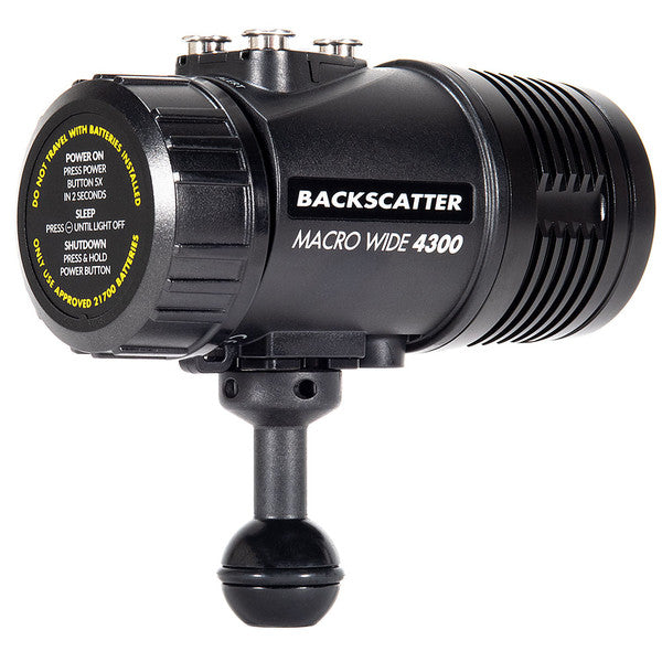 Backscatter Macro Wide 4300 Underwater Video Light MW-4300