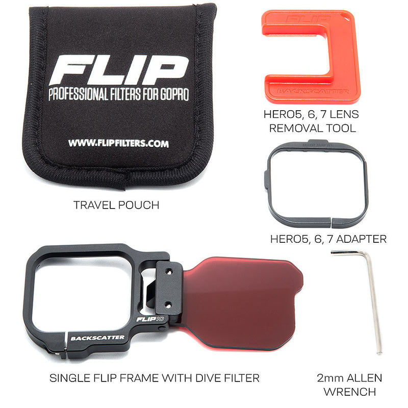 Backscatter FLIP11 One Filter Kit for GoPro HERO 5, 6, 7, 8, 9, 10, 11