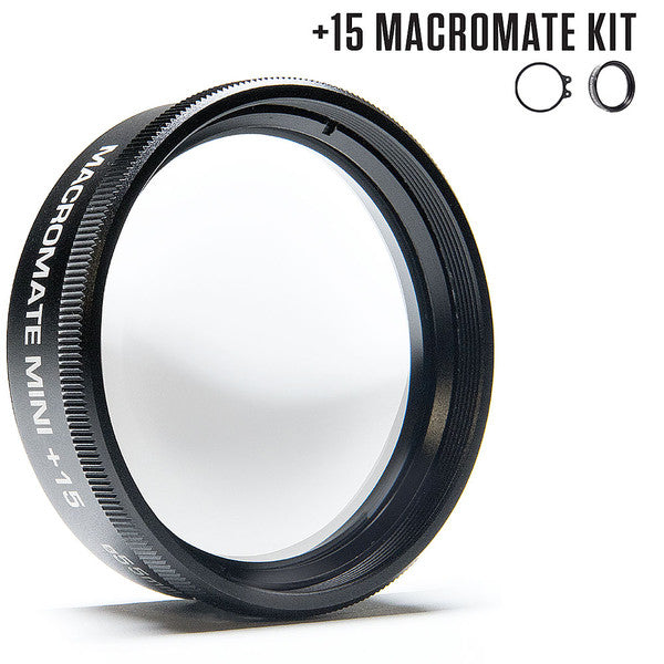 Backscatter +15 MacroMate Mini Underwater Macro Lens for GoPro 3, 3+, 4, 5, 6, 7, 8, 9, 10