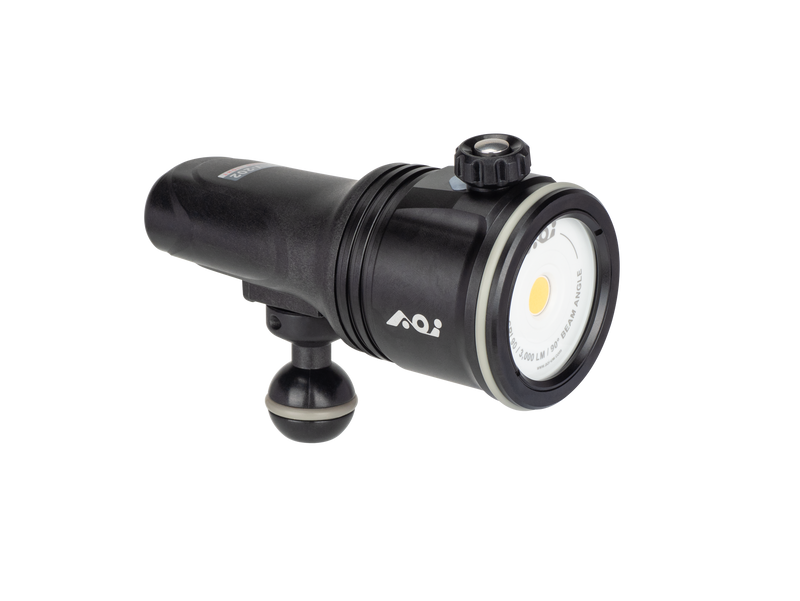 AOI CLV-202-BLK CLV-202-WHT Underwater 3,000 Lumens Video Light