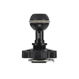 AOI CXM-BM-02-BLK CXM-BM-02-WHT Cold Shoe Mount Base to Ball Mount (Black / White Color)