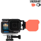 Backscatter FLIP12 One Filter Kit for GoPro HERO 5, 6, 7, 8, 9, 10, 11, `12