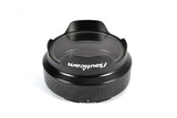Nauticam N200 180mm Glass Flat Port (depth rating 40m).
