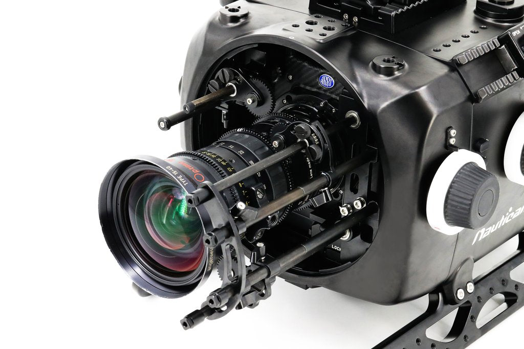 Nauticam Digital Cinema System for ARRI ALEXA Mini/LF Camera (incl. ARRI GPB-1, N200 250mm optical glass wide angle port, N200 ext. rings 30/40/50 and lens control drive shafts)