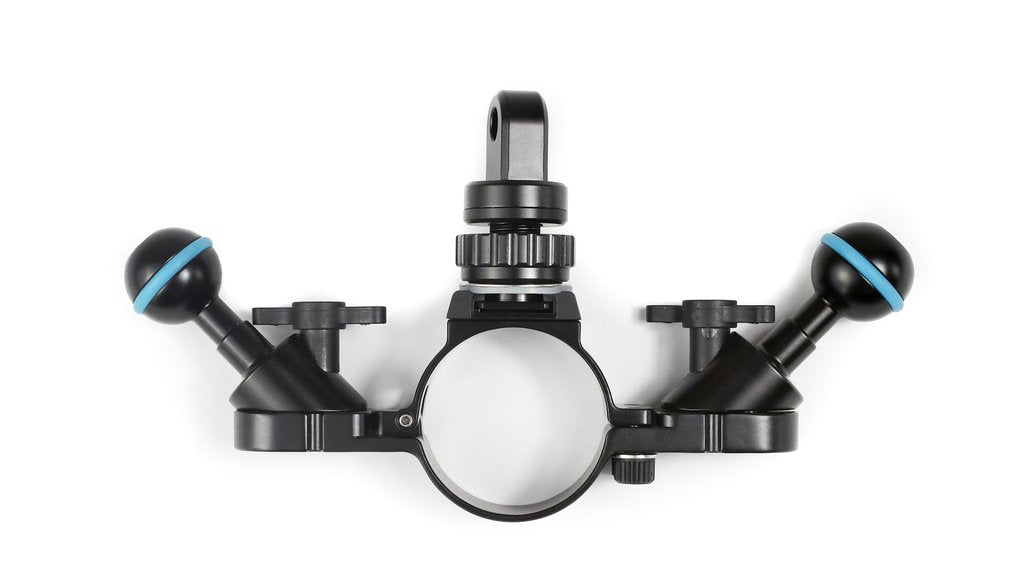 Nauticam Strobe Mounting Brackets for EMWL Relay Lens (incl. 2x mounting balls, 1x mounting stem)