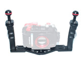 Diverig Tray Dual Handle Extandable, Black, Pink, Red (22-28cm)