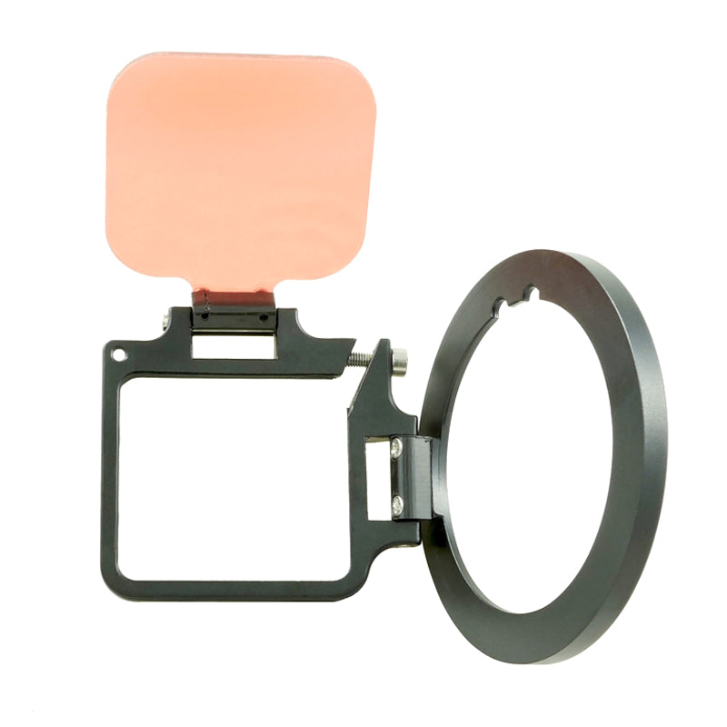 10Bar Flip Filter Red Adapter Gopro 8, 9, 10 with F67 Lens Mount