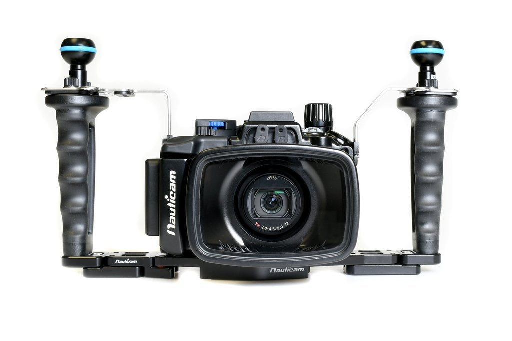 Nauticam NA-RX100VII Pro Package (Inc. flexitray, right handle, two mounting balls, M14 vacuum valve, shutter extension)