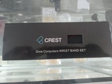 Crest Dive Computer Wrist Band Silicone Strap Black