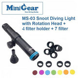 Minigear MS-03 Snoot Diving Light (RH+4FH+7CF)
