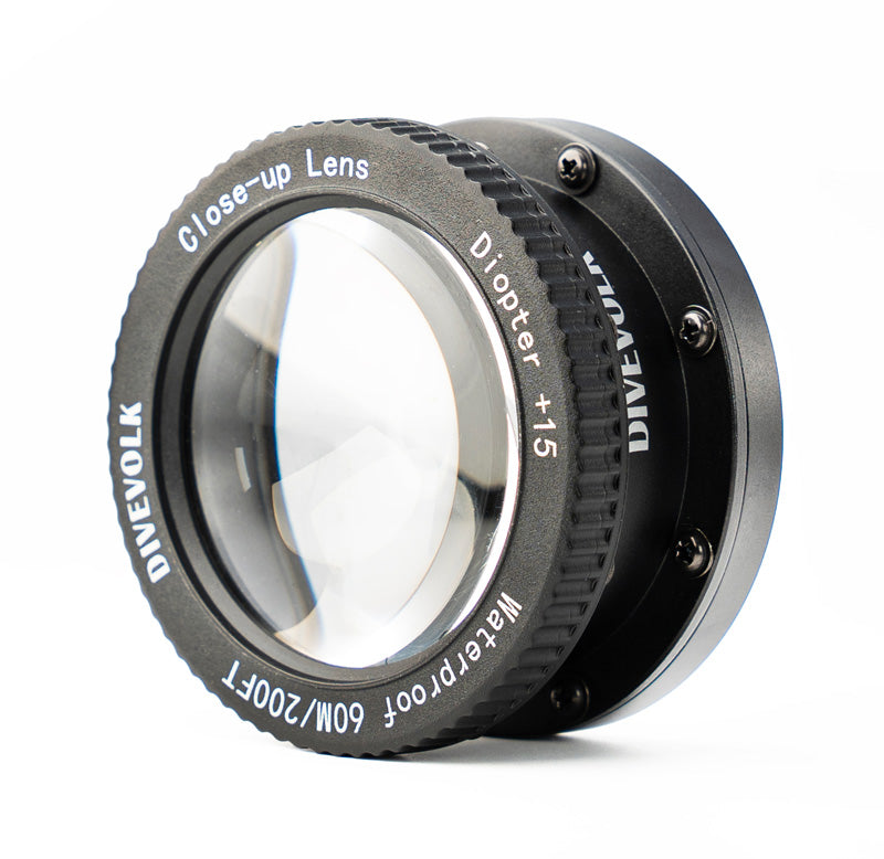 Divevolk DLM15BD Close-up Lens+15 for Macro