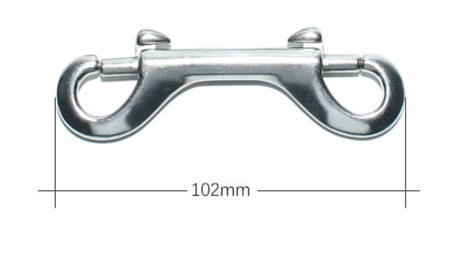 Diverig 102mm 316 Stainless Steel Double Ended / Double Head Hook